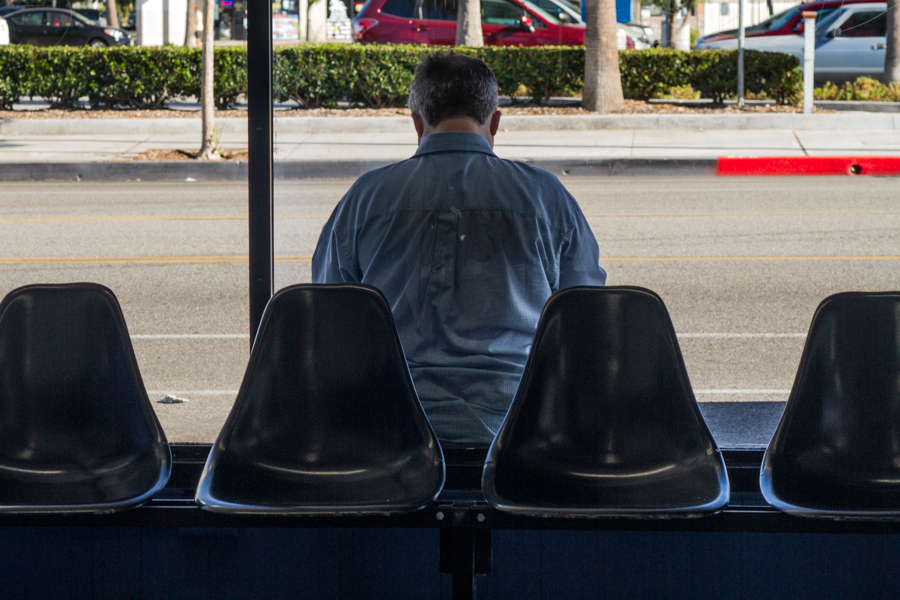 Man sitting Outside